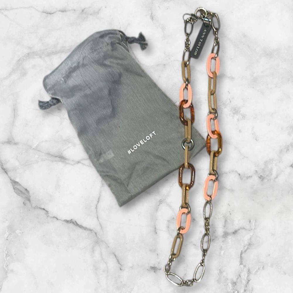 Ann Taylor Colorful Chain Link Necklace!